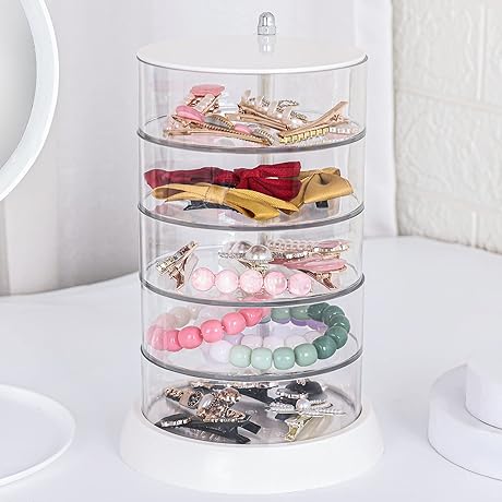 Salon Essentials: Acrylic Hair Accessories Organizer