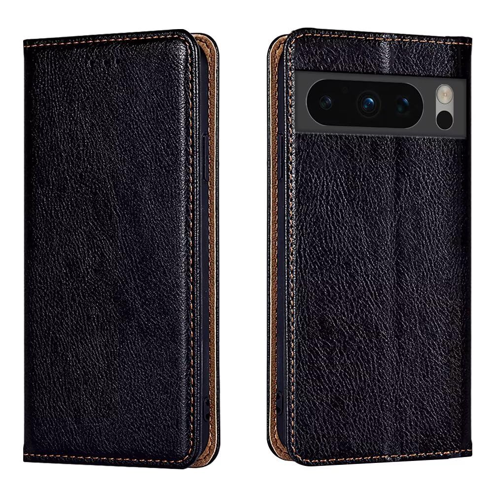 HONLEN Custodia per iPhone 11 Pro (5.8 Inches) Magnetica Portafoglio Pelle Case con Supporto e 2 Slot Schede Flip Telefono Cover - Nero