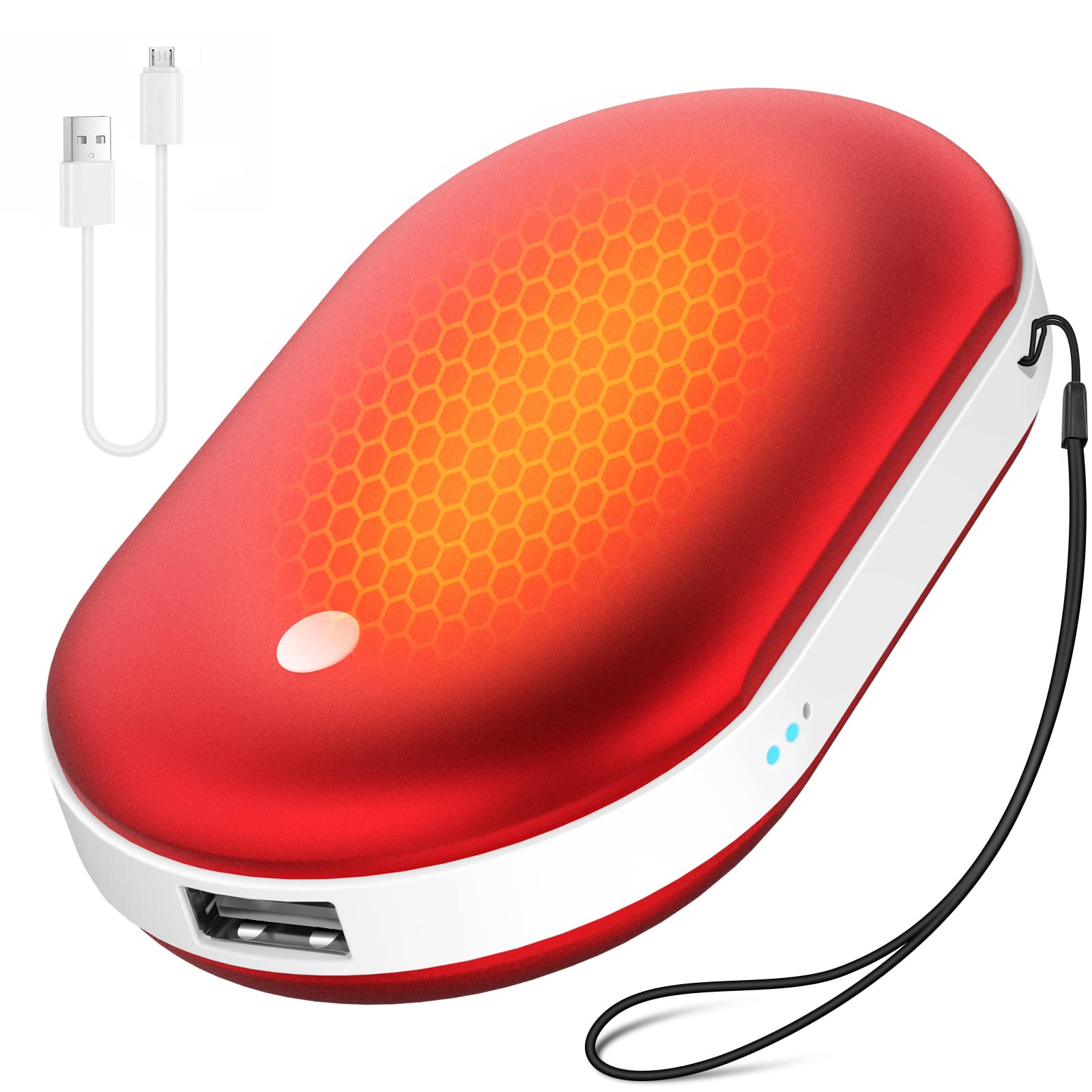 Christmas Gifts For Women Electric Hand Warmers Rechargeable 2 Pack, 3000Mah*2 Portable Hand W Penguin Gifts