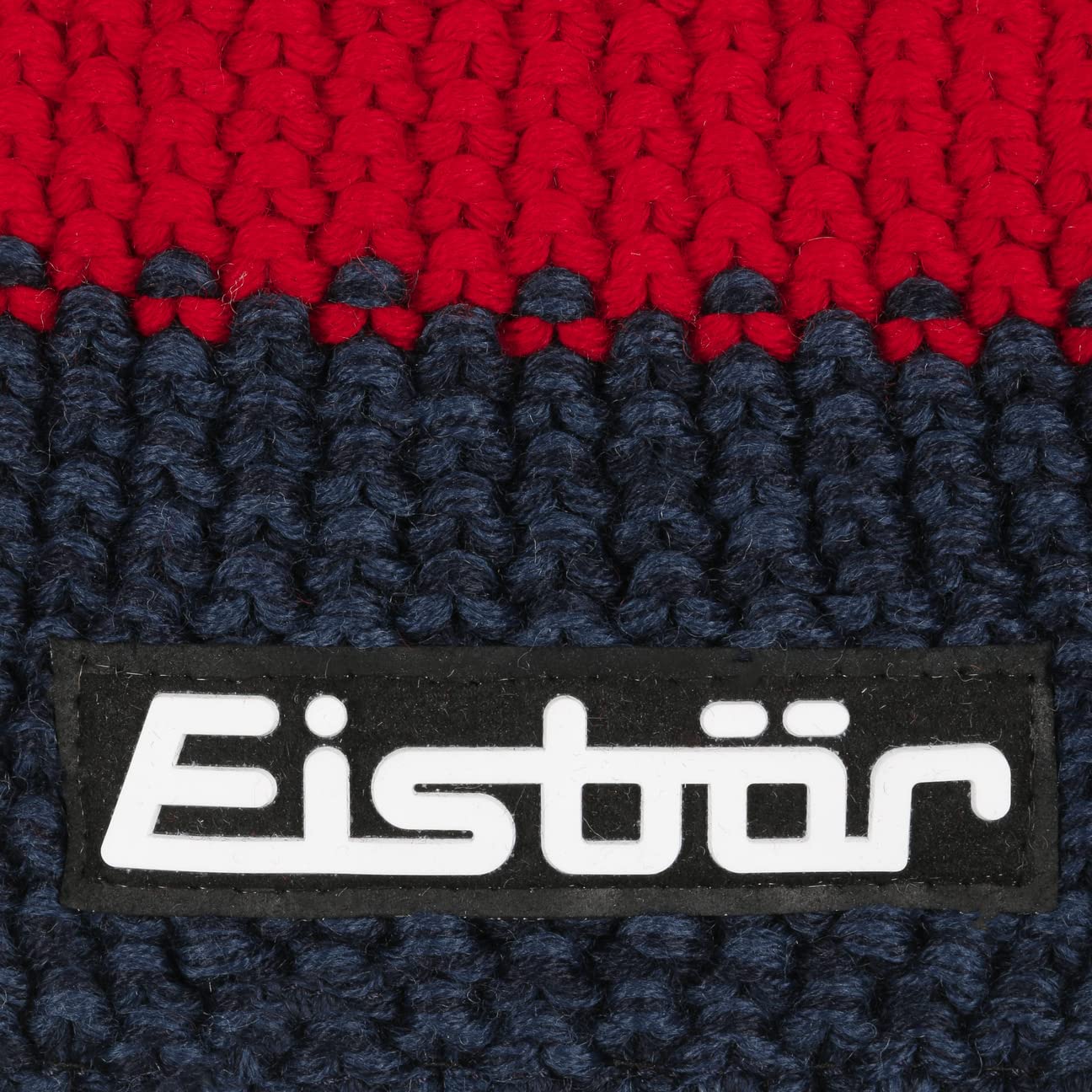 Eisbär Beanie con Pompón Star Mujer/Hombre - Made in The EU Gorro de Punto Forro, Forro otoño/Invierno Invierno