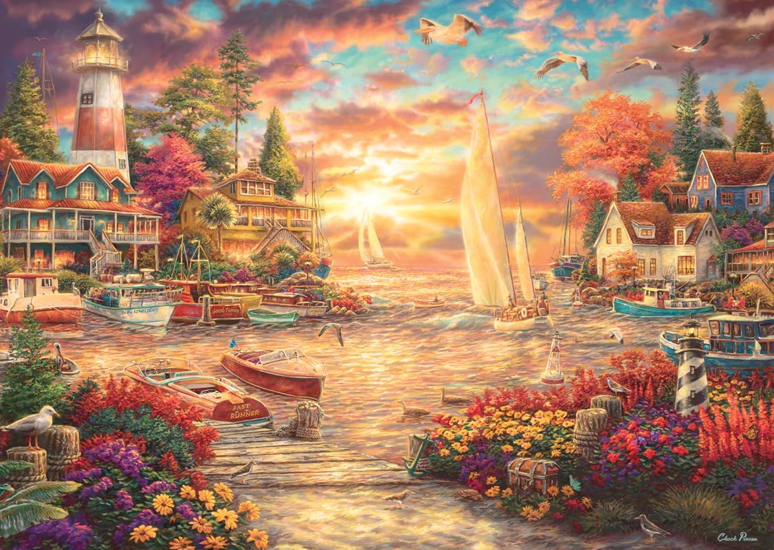 Puzzle - Into The Sunset, 3000 Piece Jigsaw Puzzle, #4922