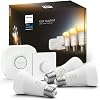 Philips HueWA 8-75W White Ambiance Smart Led Bulb Starter Set with 3, Smart Button, E27, Bluetooth Feature