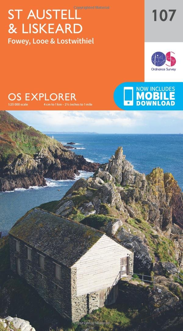 St.Austell, Liskeard, Fowey, Looe and Lostwithiel by Ordnance Survey