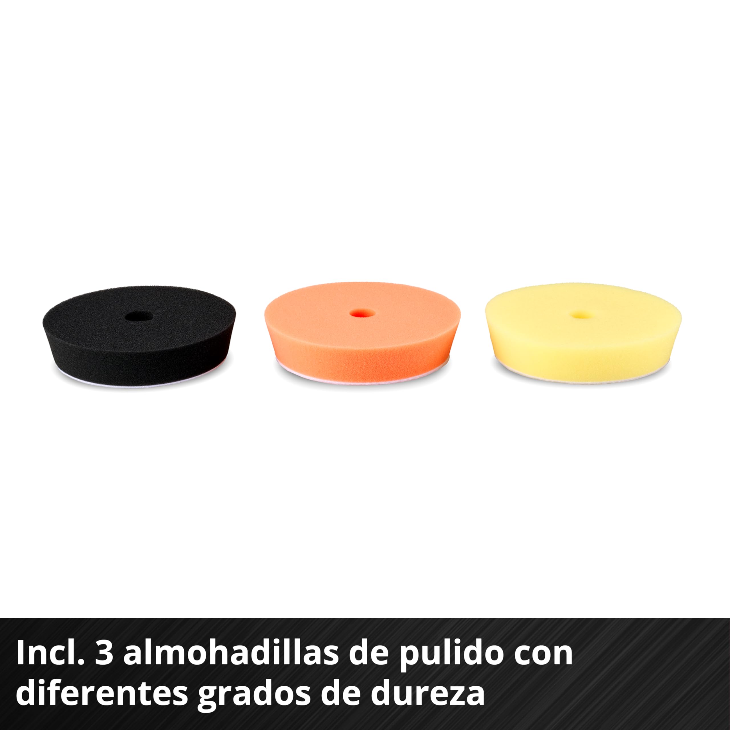 Einhell Professional pulidora excéntrica con batería CP-EP 18/125 Li BL-Solo Power X-Change (18 V, pulidora 125 mm, brushless, 3800 rpm, incl. 3 almohadillas de pulido, sin batería)