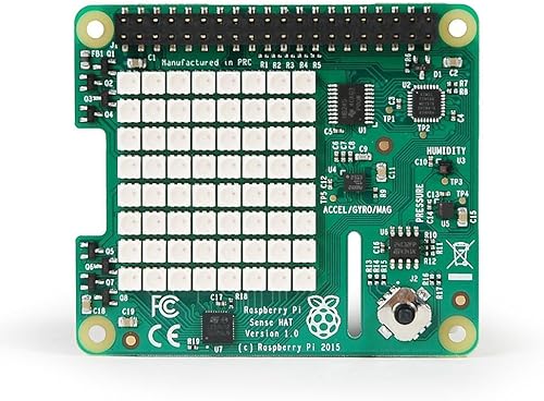 Miniatura 5 de Raspberry Pi RASPBERRYPI-SENSEHAT - Gorro con sensores de orientación presión humedad y temperatura