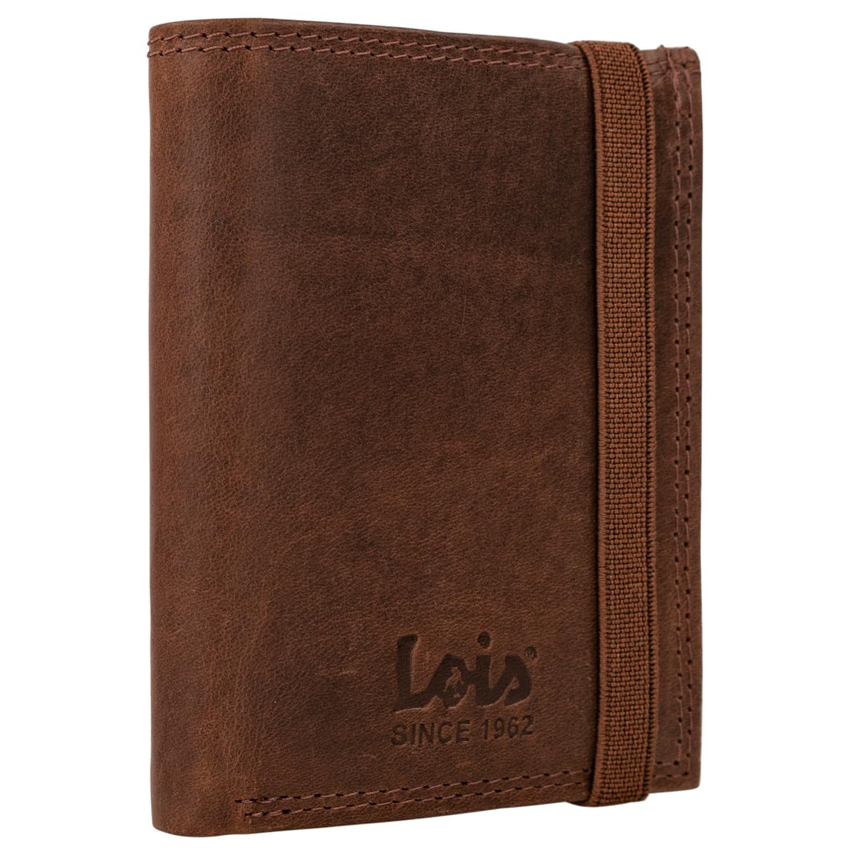 Lois - Carteras para Hombre Elegantes de Alta diseño Moderno. Billeteras para Hombre compactas Estilo clásico Cartera Monedero Funcional.