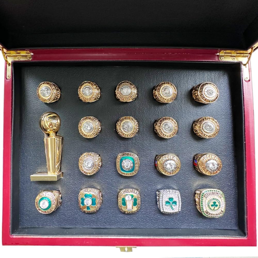 PEISHENG Celtics Championship Ring 18 Crown