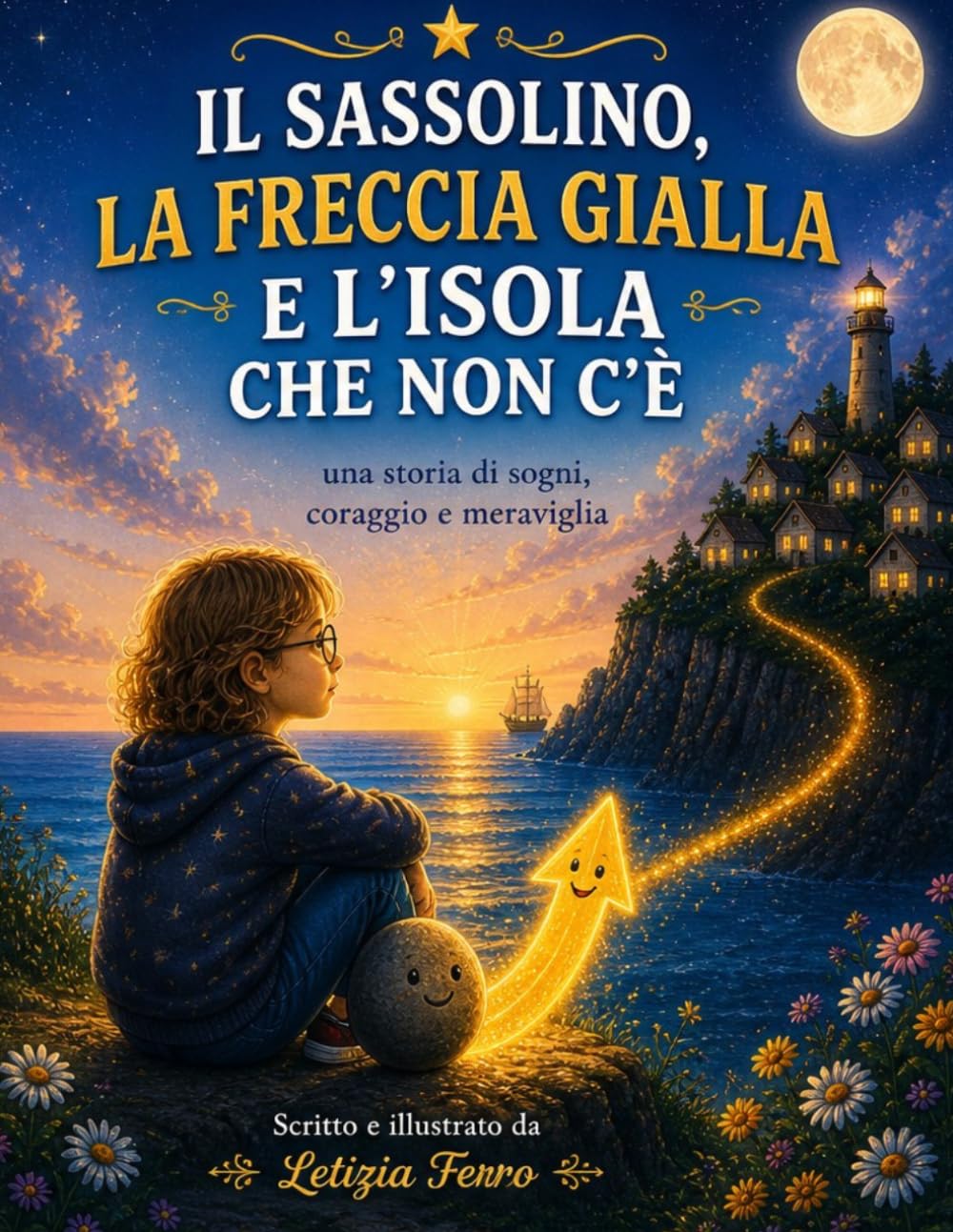 Il sassolino, la freccia gialla e l'isola che non c'è: Una storia di sogni, coraggio e meraviglia (Le avventure del Sassolino e della Freccia Gialla)
