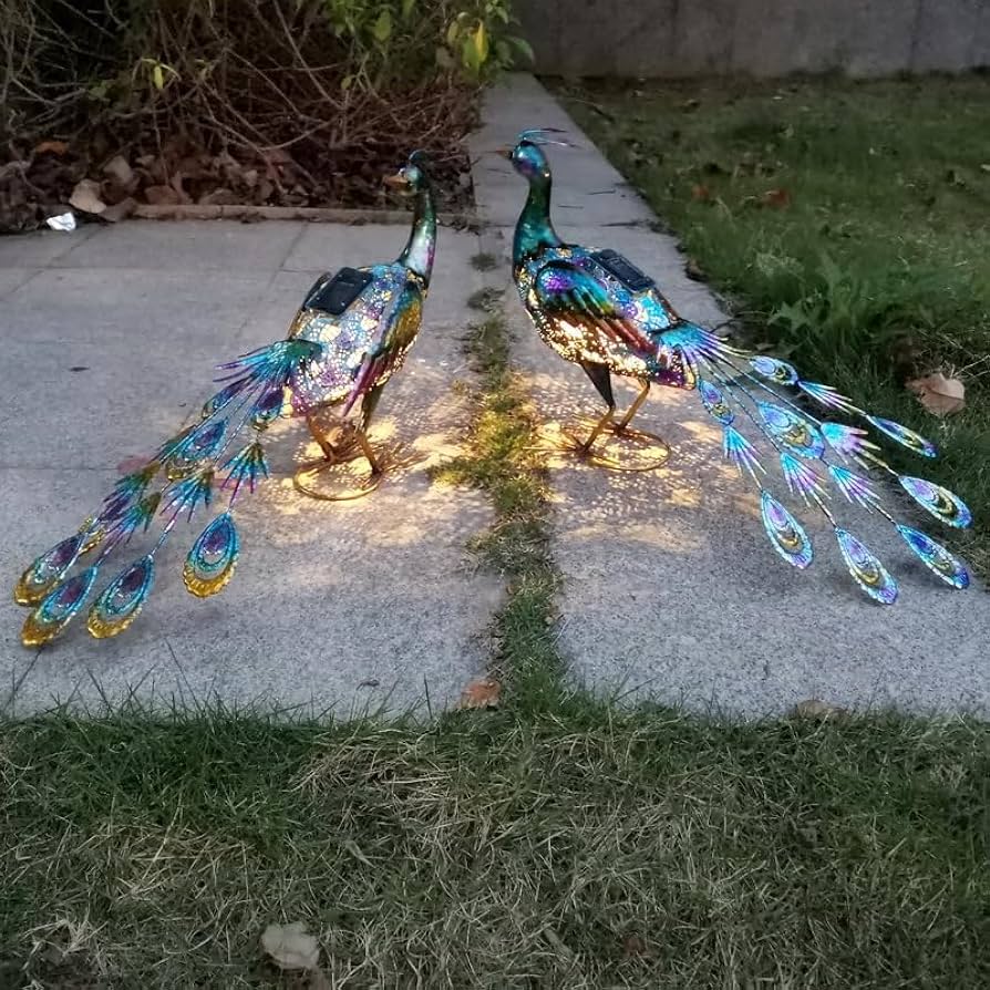 Amazon.co.jp: 【Russel】孔雀 クジャク ガーデンライト