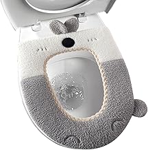 tampa vaso sanitário | Tapete tampa vaso sanitário - capa grossa lavável, assento vaso sanitário quente para banheiro Hmltd