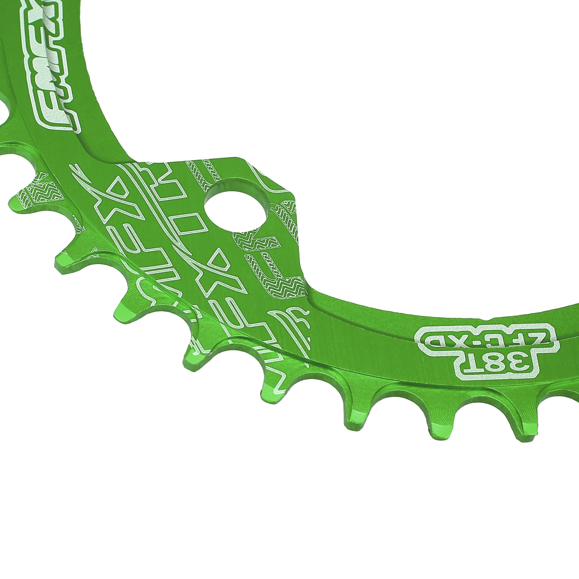 X AUTOHAUX 38 Dents 104mm Vélo Large Plateau Pédalier Dent Plaque Vert X AUTOHAUX 38 Dents 104mm Vélo Large Plateau Pédalier Dent Plaque Vert