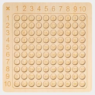 Multiplication Game, Multiplication Board, Multiplication Board Game Wooden Multiplication Game Wooden Multiplication Board for Math Learning and Education for Kids