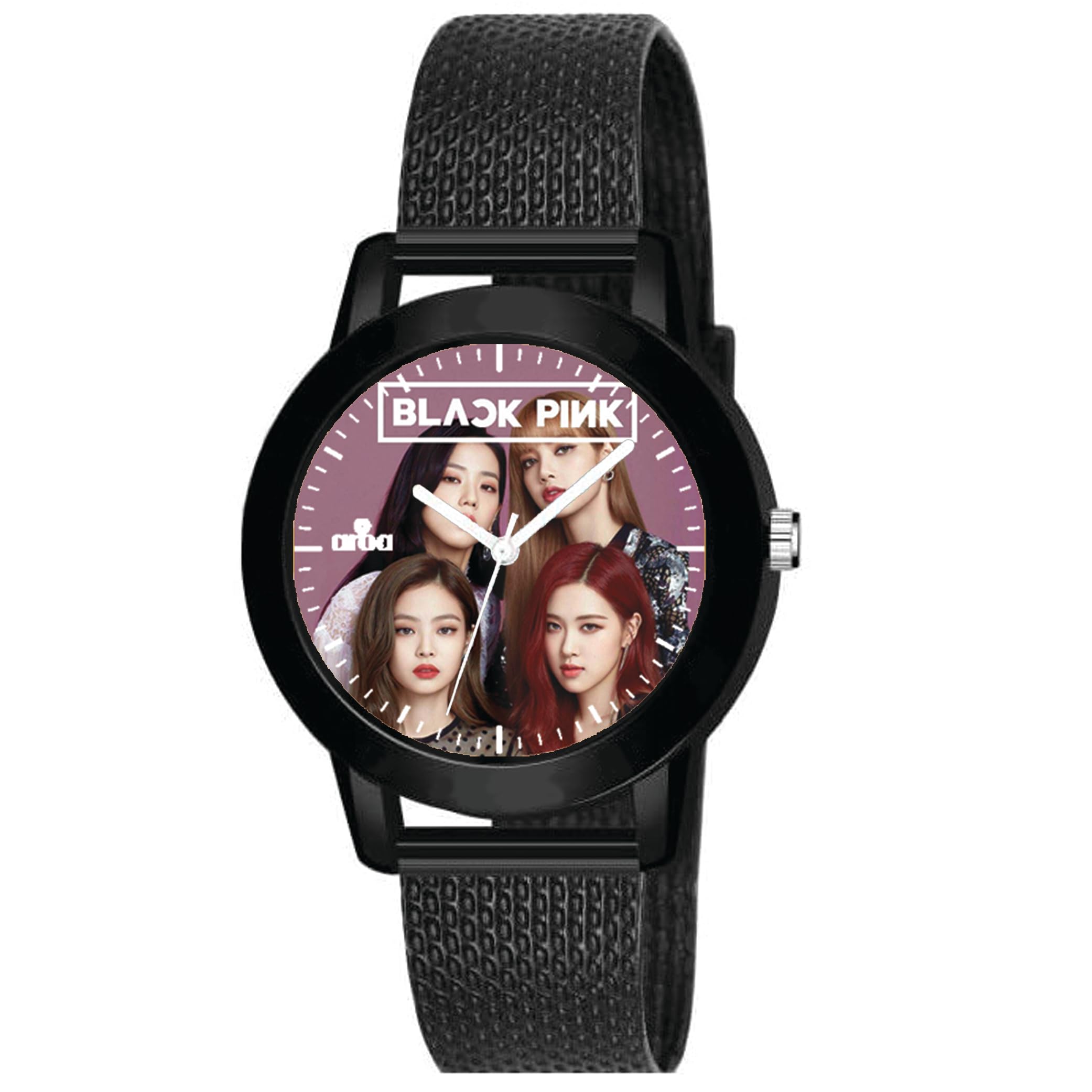 AROA Watch for Ladies Womens with Blackpink Fashion Model :1042 in Black Metal Type Rubber Analog Watch Pink Dial for Women Stylish Ladies Watch for Girls (B0CK6BJYJ8) Amazon Price History, Amazon Price Tracker