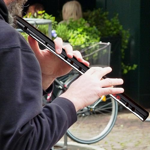 Miniatura 3 de Flauta de bambú tradicional, mini estable, clásico, duradero, fácil de aprender, instrumento musical vintage hecho a mano, profesional para adultos,