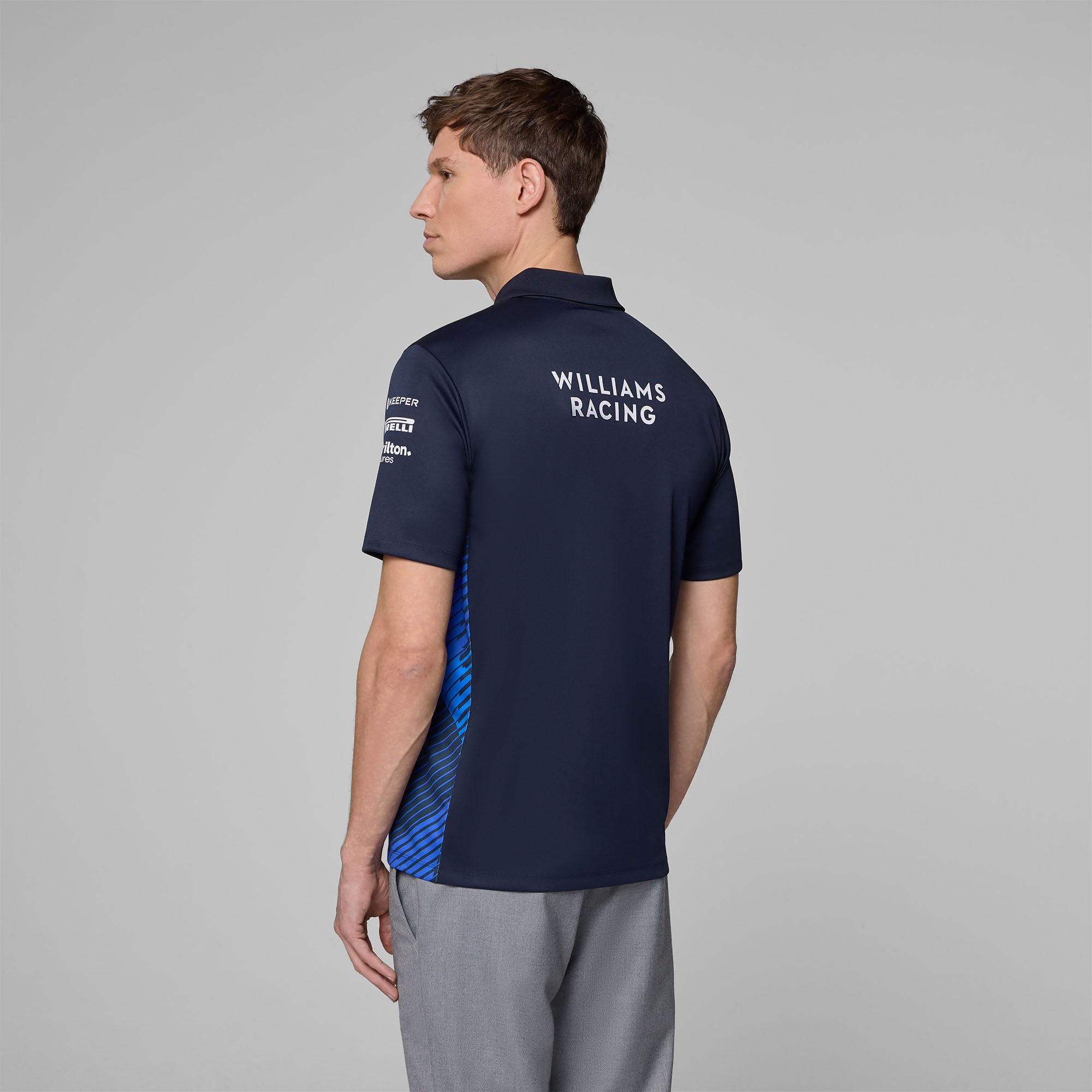PUMA Williams Racing Formula 1 Polo del Equipo 2025 para Hombre - Azul Marino