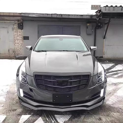 Miniatura 2 de Alerón de parachoques delantero para Cadillac ATS 2015-2019, accesorios negro brillante