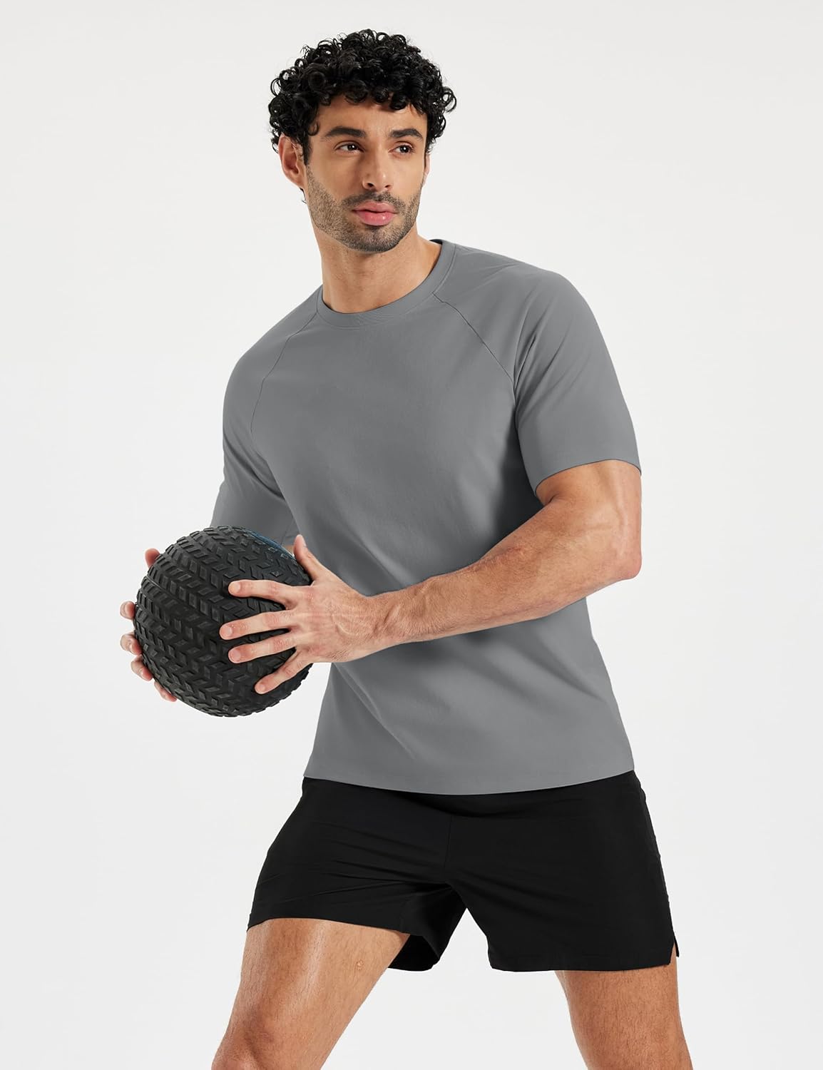 MAGCOMSEN Men's Workout Shirts Short Sleeve Dry Fit Tshirts Moisture Wicking Athletic Shirts Gym Running Swimming Fishing - Image 6