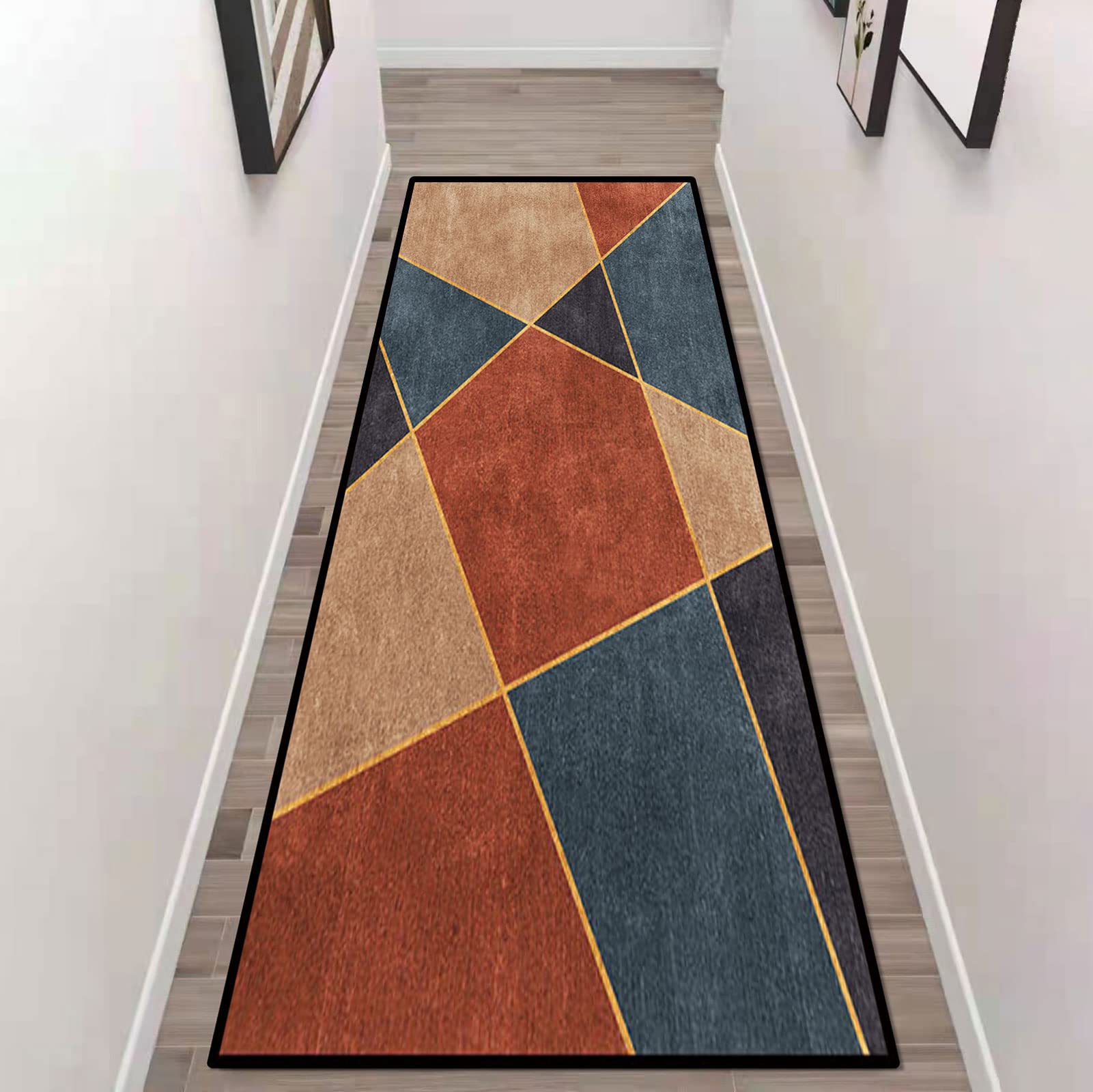 Etaclover Entrada Felpudos Moqueta Corredor Alfombras De Pasillo Largo Alfombras Cocina,Antideslizante-Lavable a máquina-para Pasillo,Cocina,Entrada