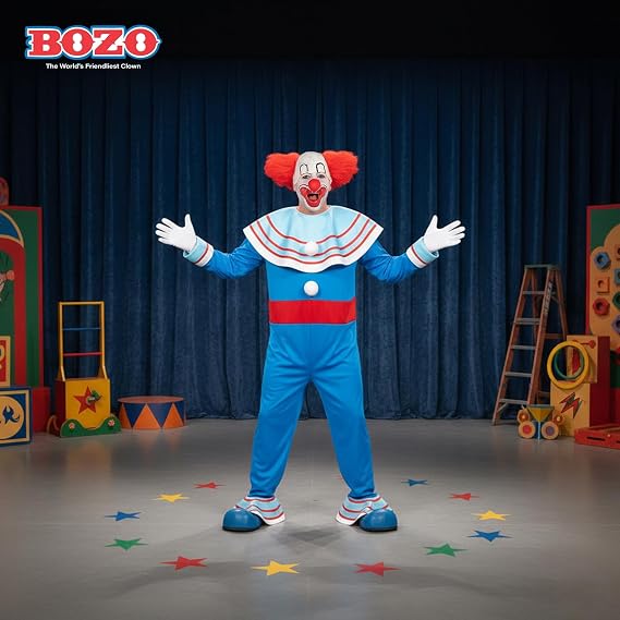 Toynk Bozo The Clown Adult Costume