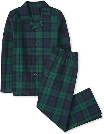 The Children's Place Baby Christmas Flannel Pajama Set