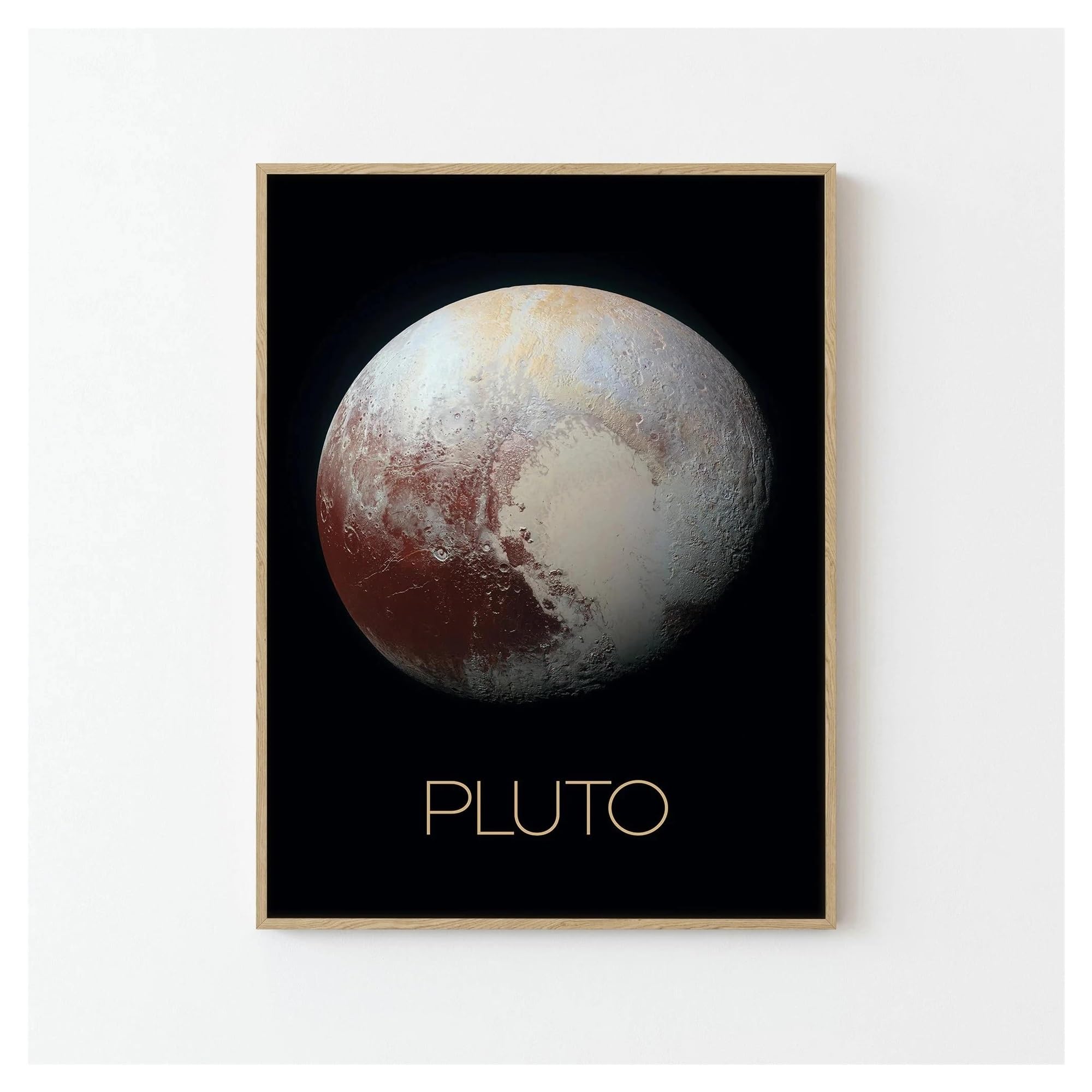 Arte de pared de planetas en cuadro sobre lienzo de 20x30 para salón moderno