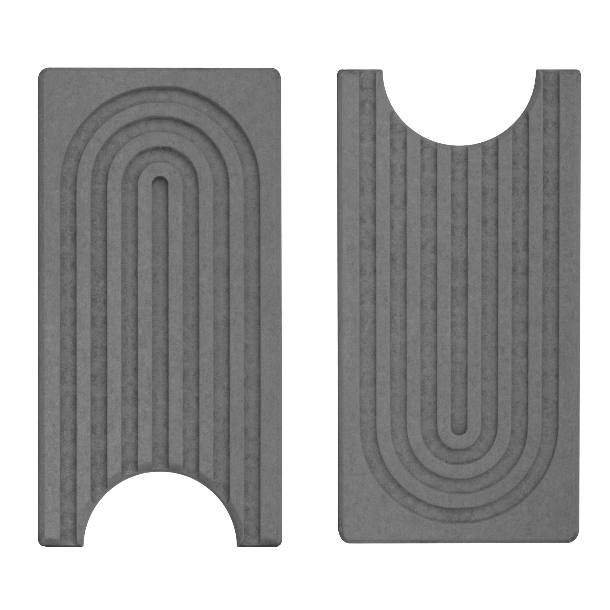 Volminex Diatomite Faucet Mat for Kitchen Sink Stone Sink Splash Guard Mat, Fast Drying Stone Handle Drip Catcher Tray