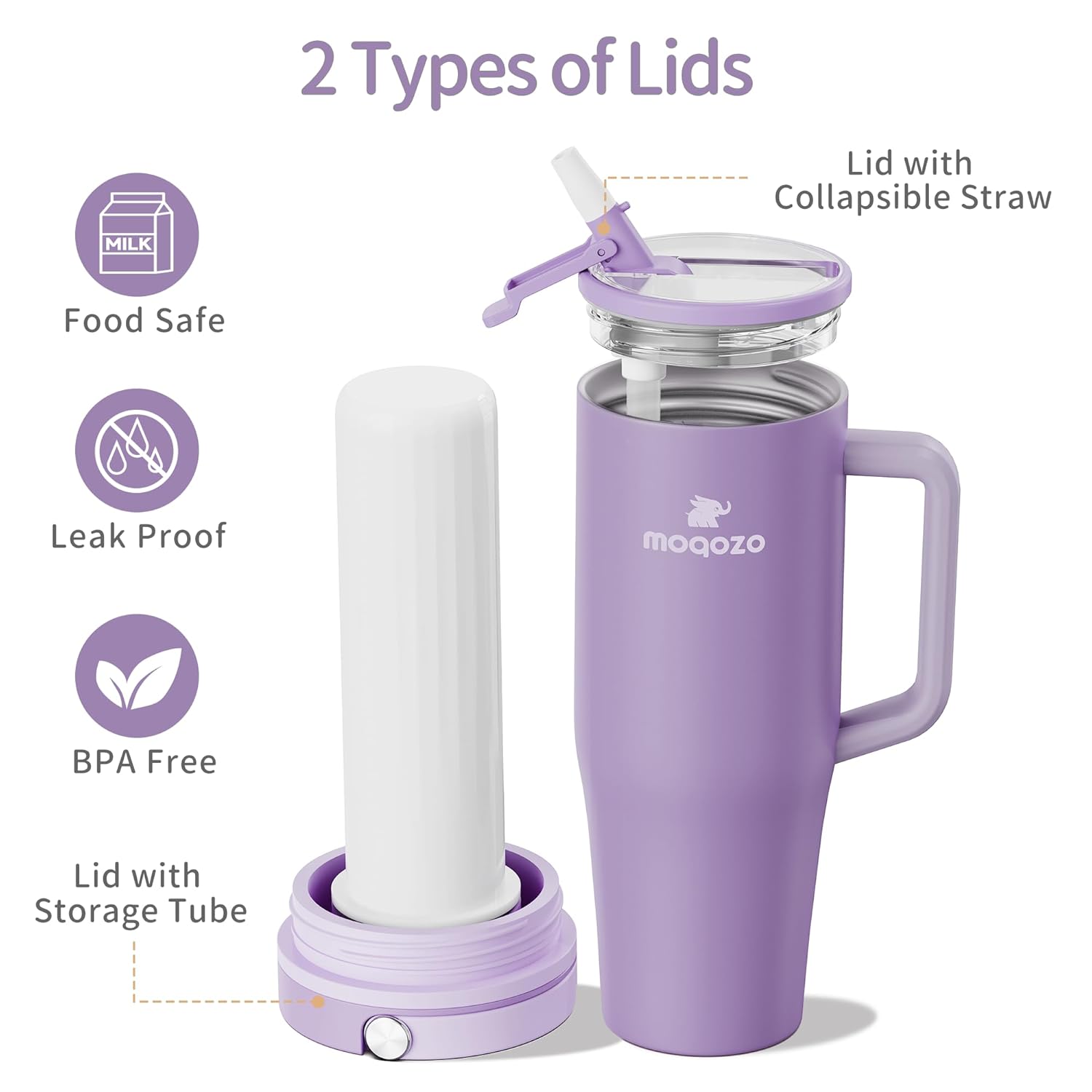 Reuseable Breastmilk Storage Bottle, Portable Breast Milk Cooler for Outdoor Travel TSA Approved, 40oz Larger Capacity Chiller Container Keeps Milk Fresh for 24+ Hours (Purple)