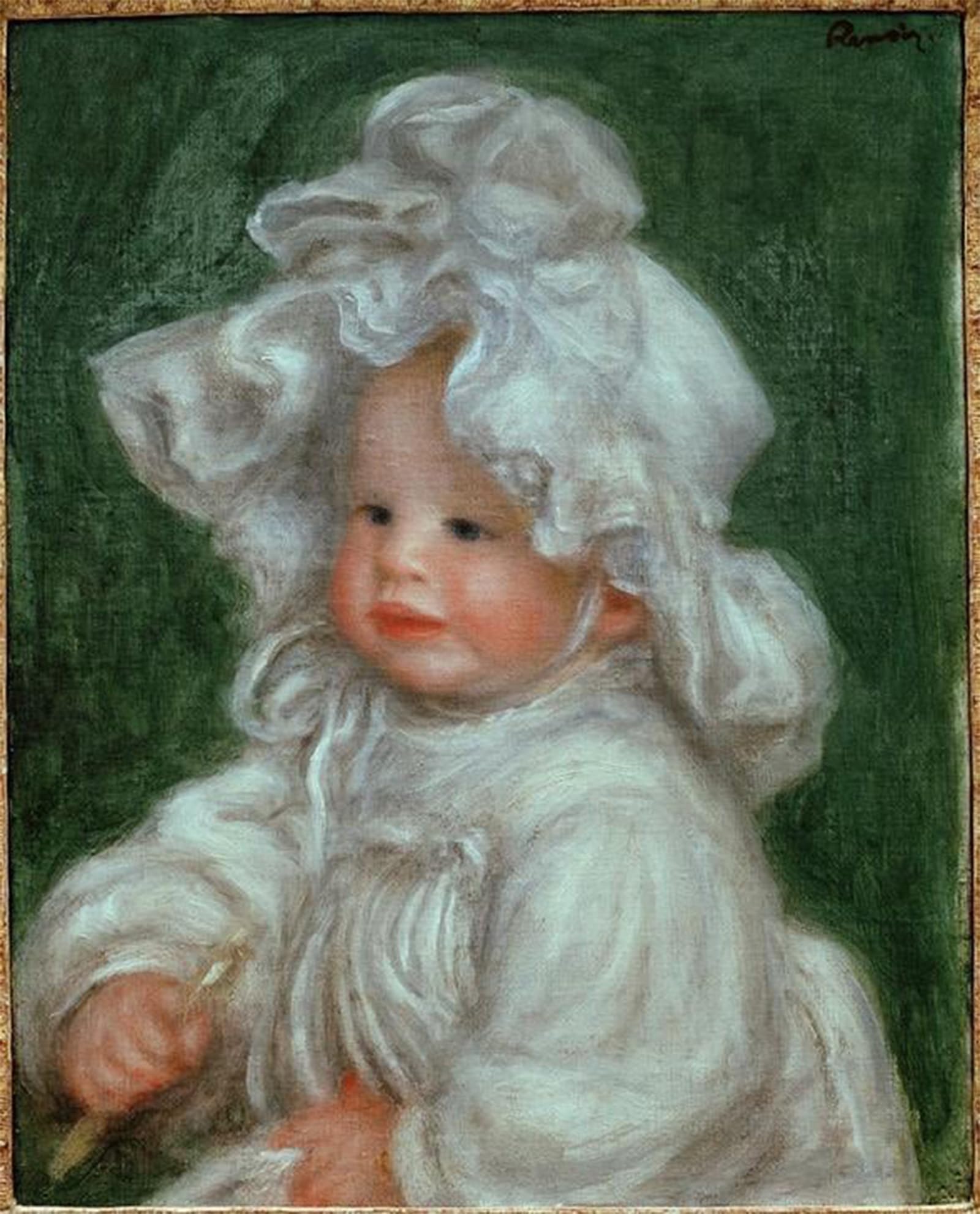 POSTERIIk Vintage Print Pop Art Landscape Artwork Portrait of Claude Renoir At the Charlotte by Pierre Auguste Renoir Art Prints for Office Home Decor 60x90cm