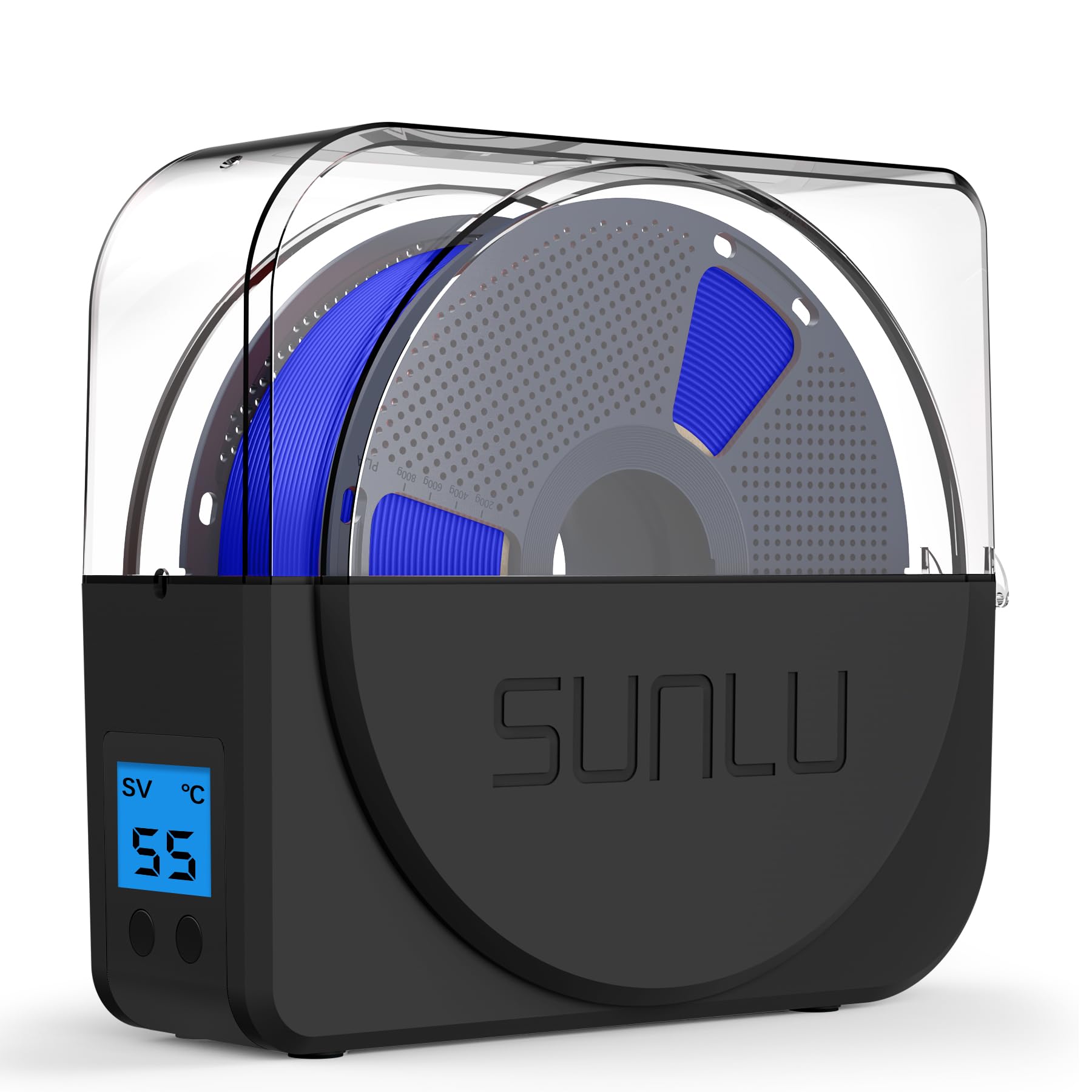 SUNLU Secador de filamentos nuevo con ventilador de circulación, S1 Plus Negro