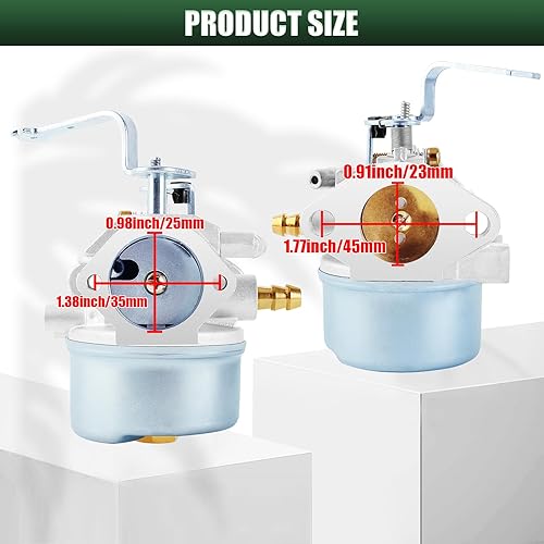 Miniatura 5 de Carburador compatible con Tecumseh 640260 640260A 640260B 640269 632689 HM80 HM85 HM90 HM100 LH318XA LH358XA LH358EA 8HP-9HP 10HP Colon Eman
