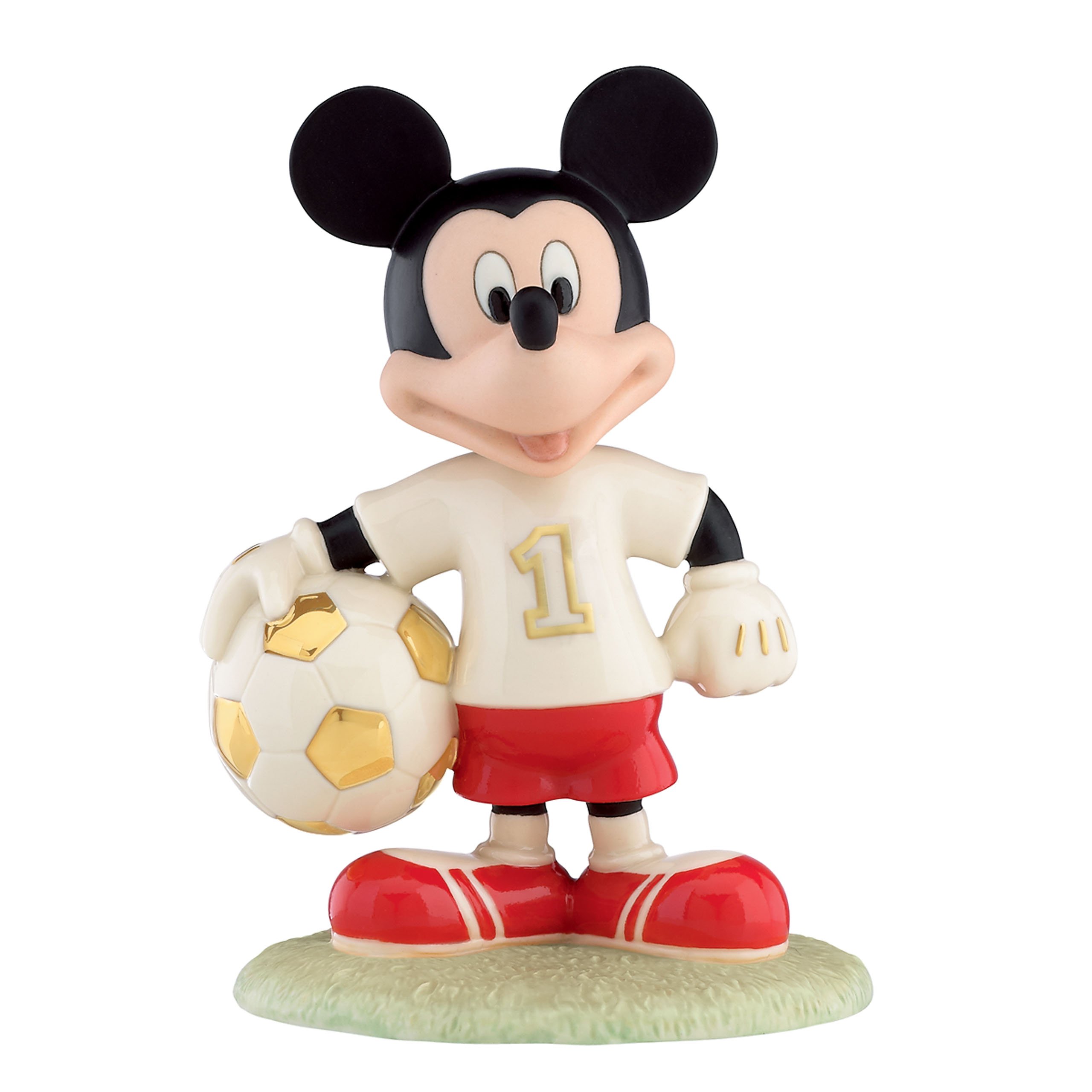 Figurine Mickey Foot de Lenox : statue de collection en porcelaine