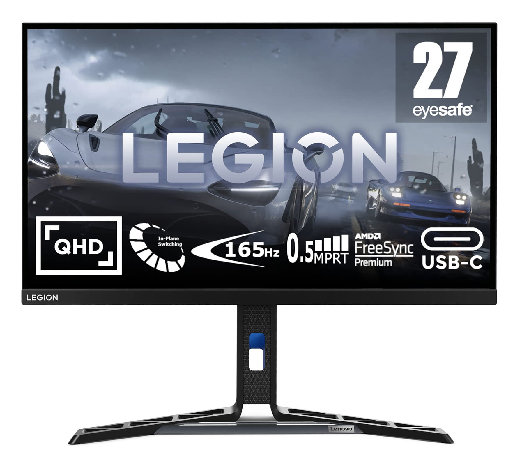 Écran Gaming Lenovo Legion Y27h-30 27" QHD 180Hz - IPS, 0.5ms, FreeSync Premium, EyeSafe, Réglage Complet