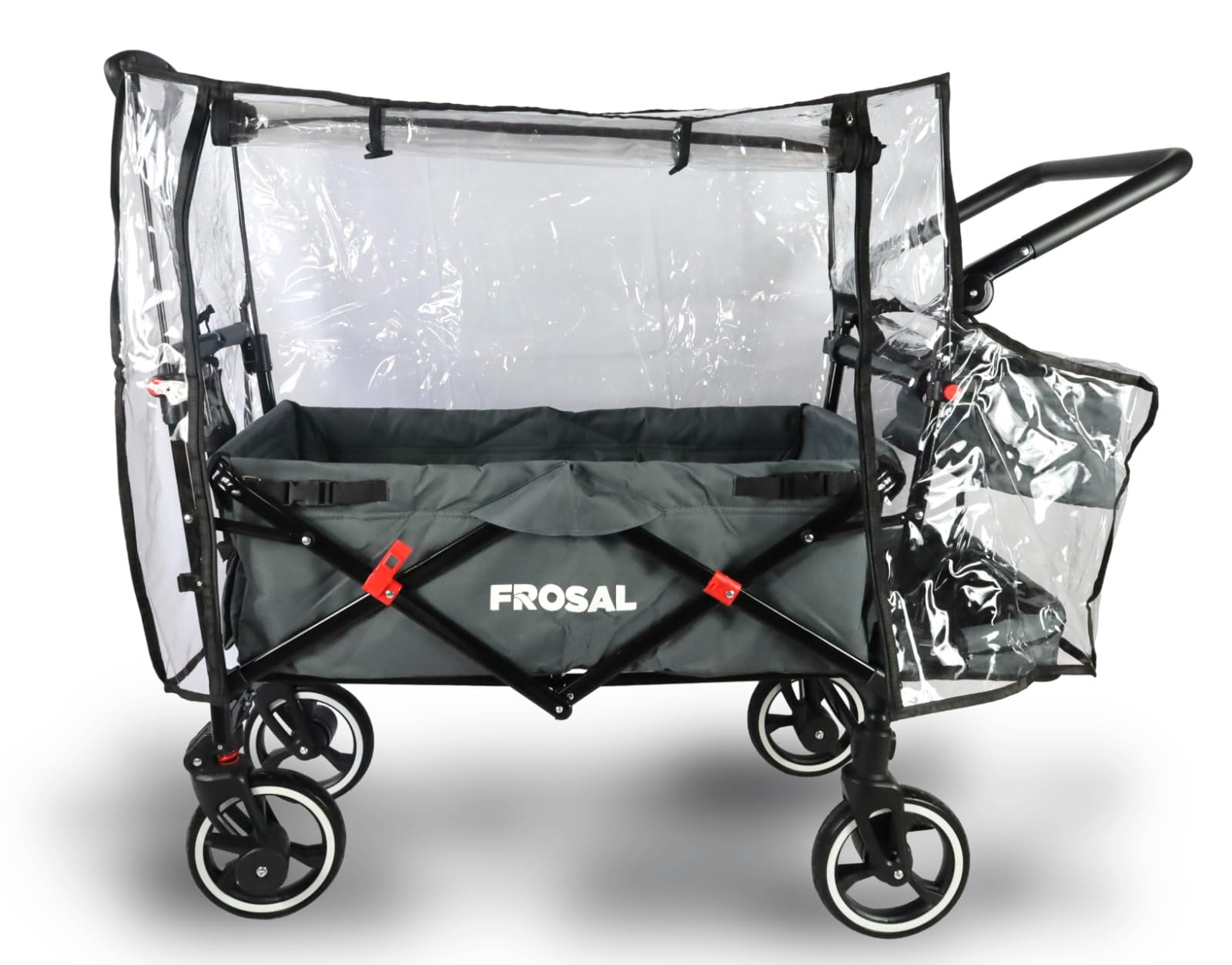 FROSAL Regenverdeck für Bollerwagen Paul Regenschutz Regen-Hülle Schutzhaube