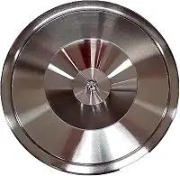 Cesto Lixeira de Embutir 5 Litros Inox Escovado e Alumínio