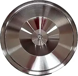 Cesto Lixeira de Embutir 5 Litros Inox Escovado e Alumínio