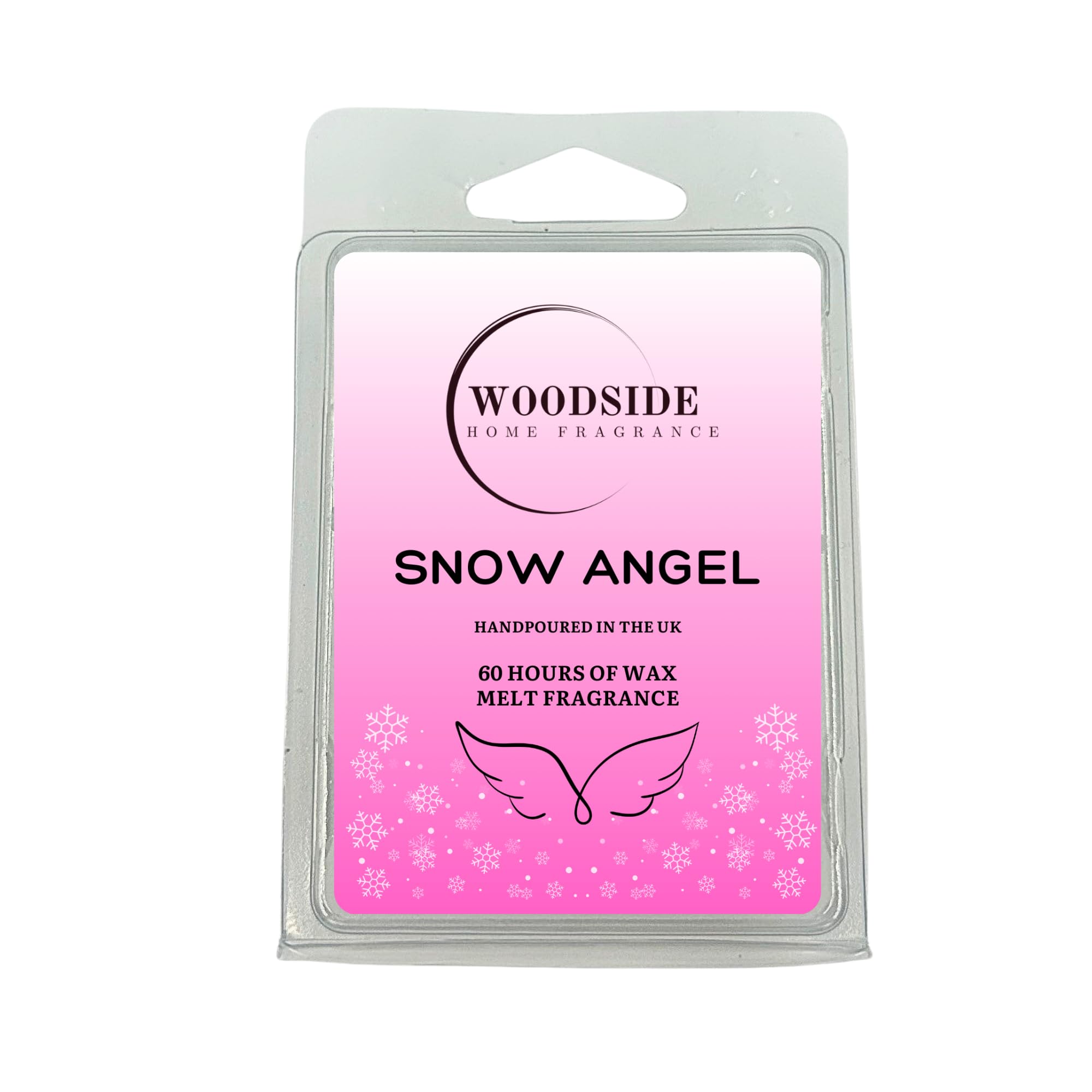 Woodside Home Fragrance Wax Melts - Snow Angel | Bubblegum | Candy Floss | Sweet | Highly Fragranced | Premium Wax Melt | Christmas Scents