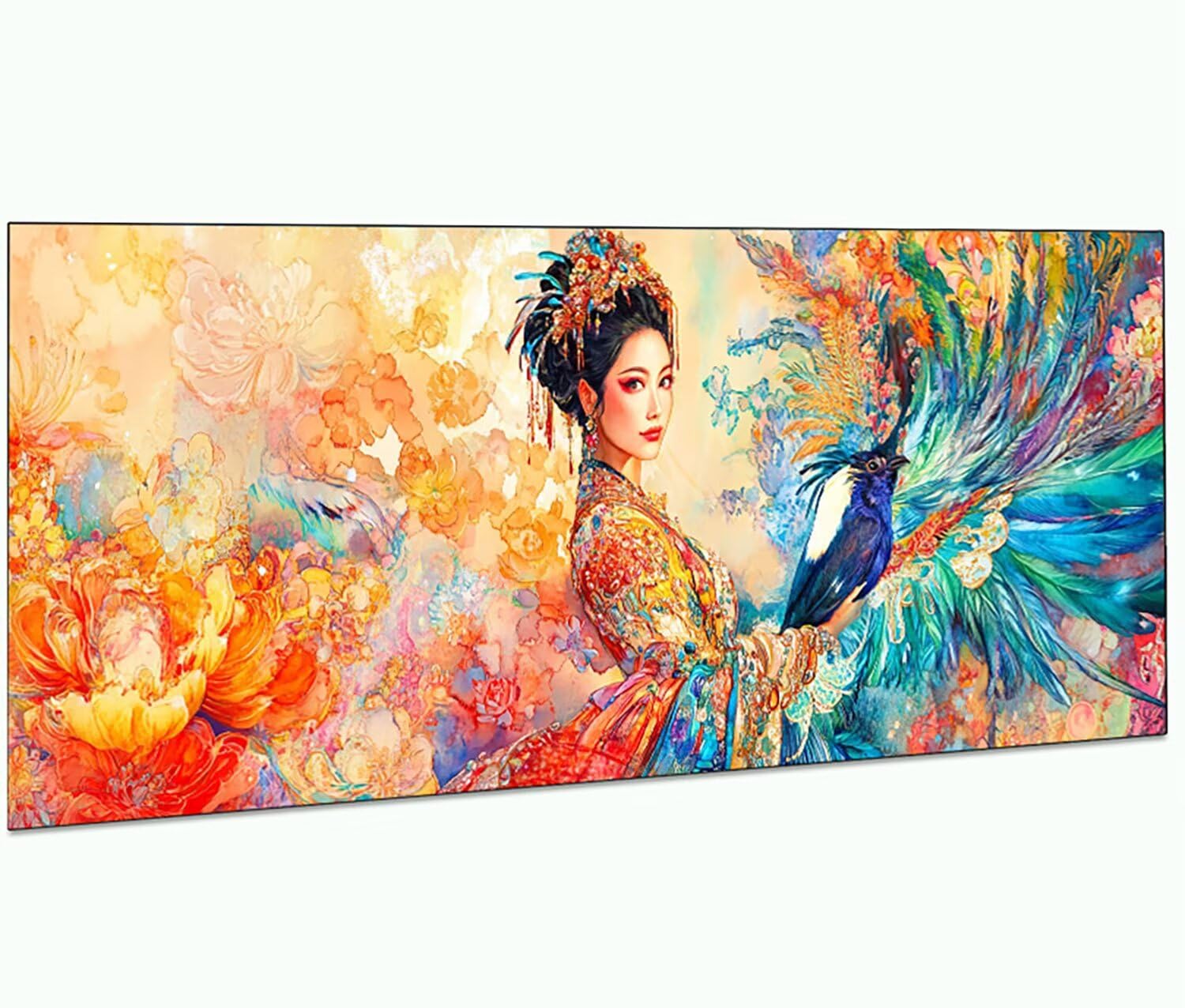 Diamond Painting Retro, 5D Mädchen Diamond Painting Erwachsene Bastelset Kinder ab 6 Jahre, DIY Crystal Art Kreativ Set für Erwachsene Mosaikherstellung Bastelset für Deko Wohnzimmer 60x155cm 0R-121