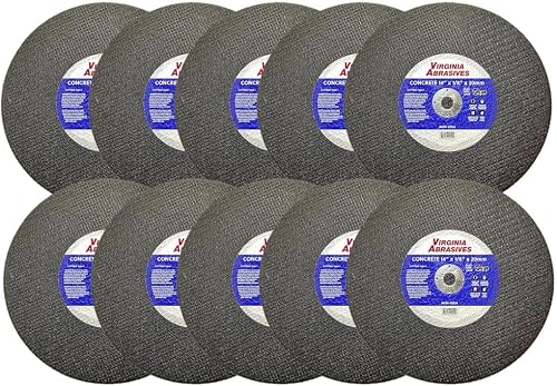 Virginia Abrasives 14-Inch Concrete Cut-Off Wheel (10-Pack)