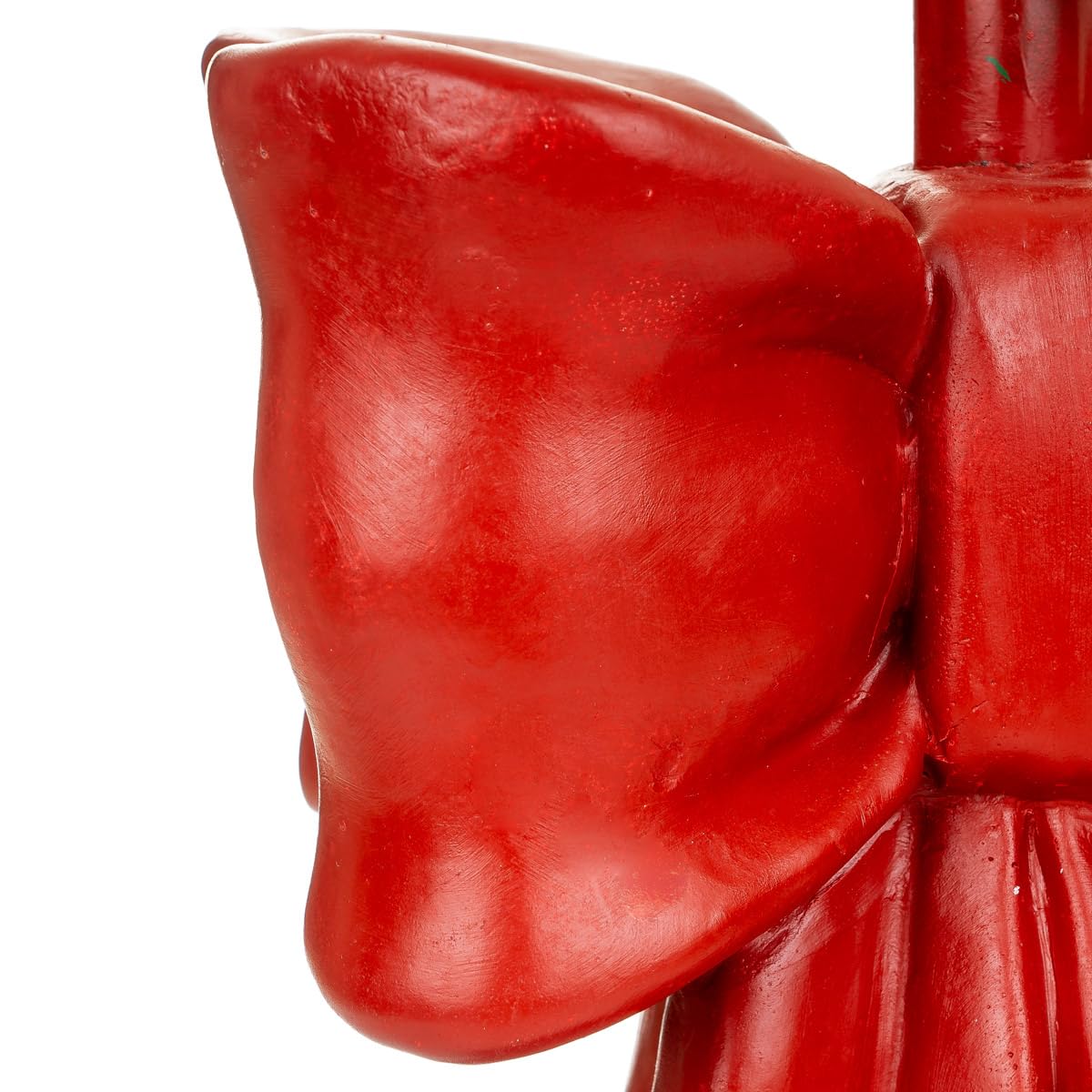 Nataland Base Fiocco per Albero di Natale Dipinta A Mano, Supporto Decorativo Robusto e Stabile Alto 45 Cm con Aggancio Universale per Alberi Fino A 240 cm