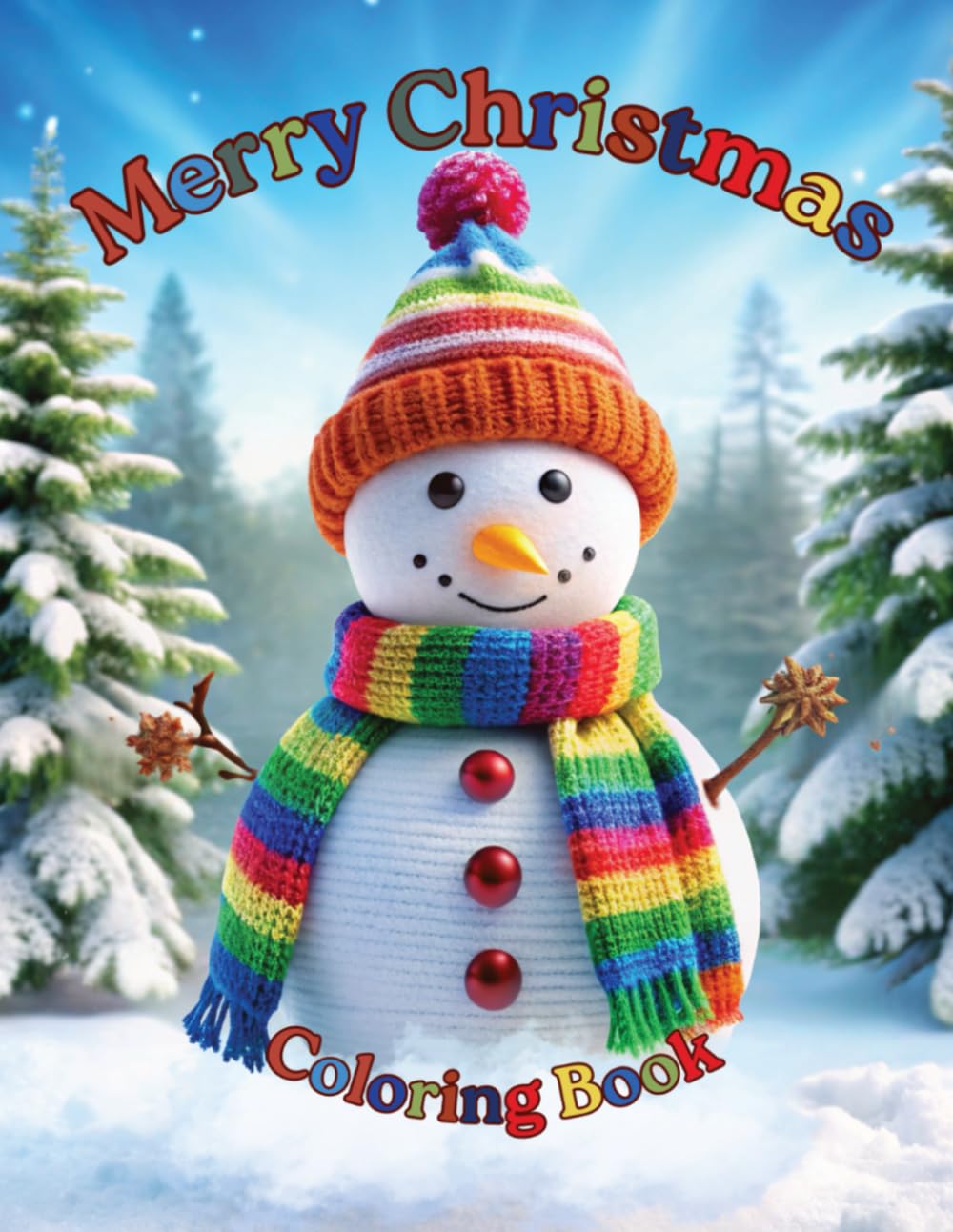 Merry Christmas Coloring Book