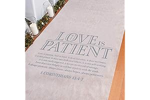 Authentic Runner with Verse from Corinthian - Sophisticated Wedding Aisle Signs