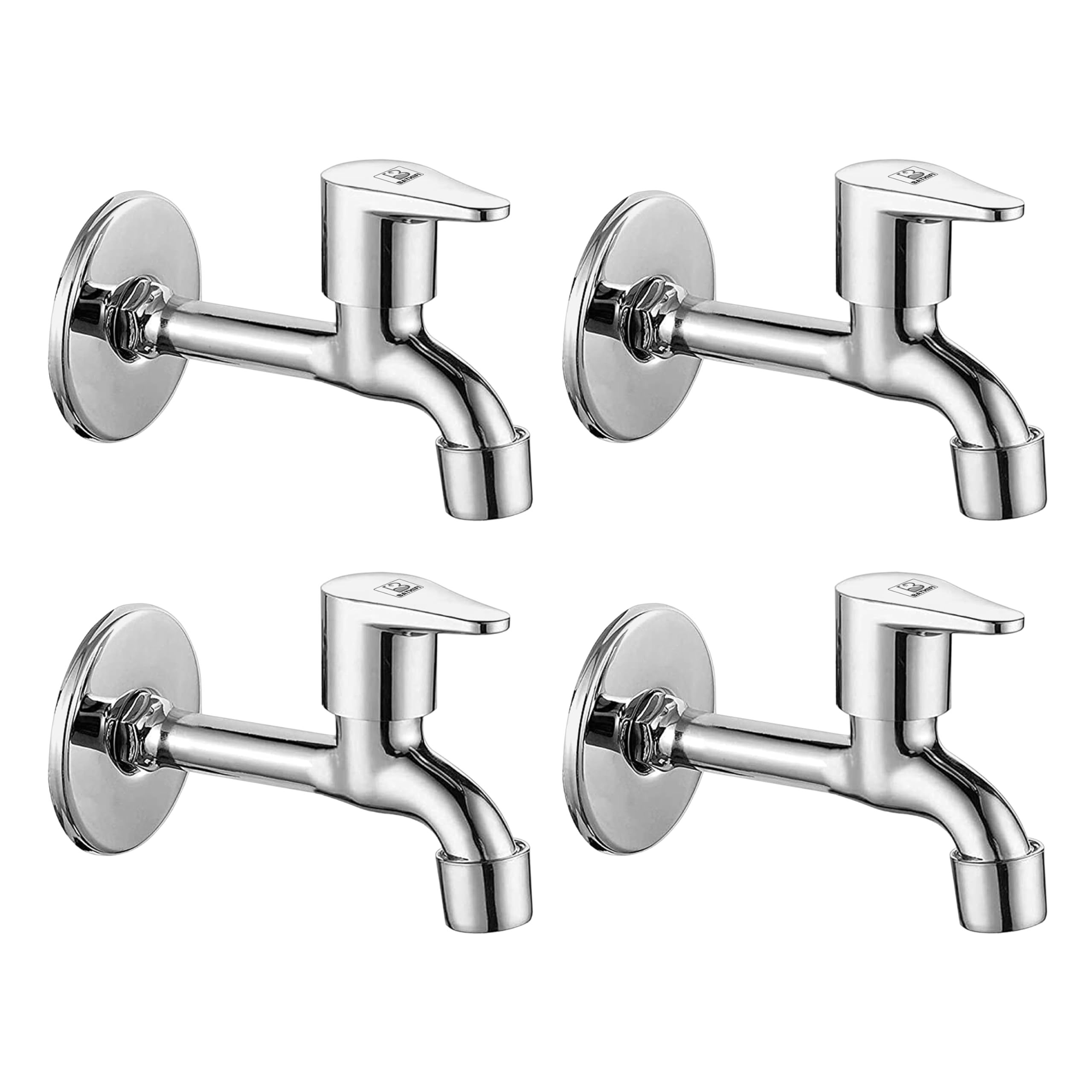 BATHIFI Wall Mounted Set of 4 Long Nose Tap/Long Body with Wall Flange for Kitchen Sink & Bathroomware (Pack of 4) (B0CQYTVZF5) Amazon Price History, Amazon Price Tracker