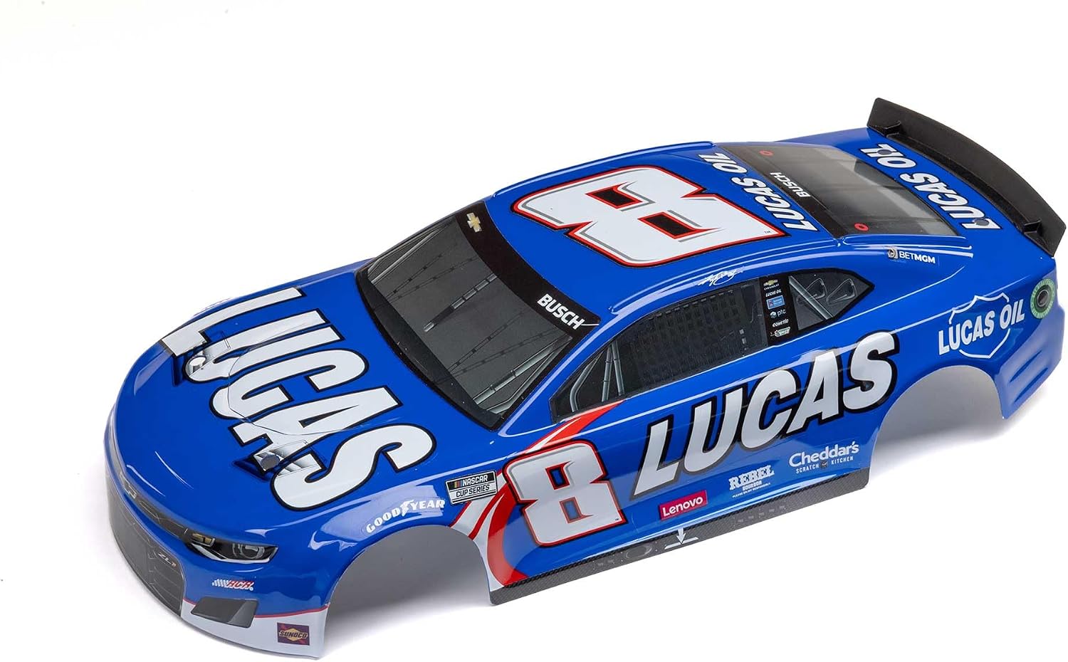 Losi Busch #8 Lucas Oil 2024 Body NASCAR GROM LOS-1913