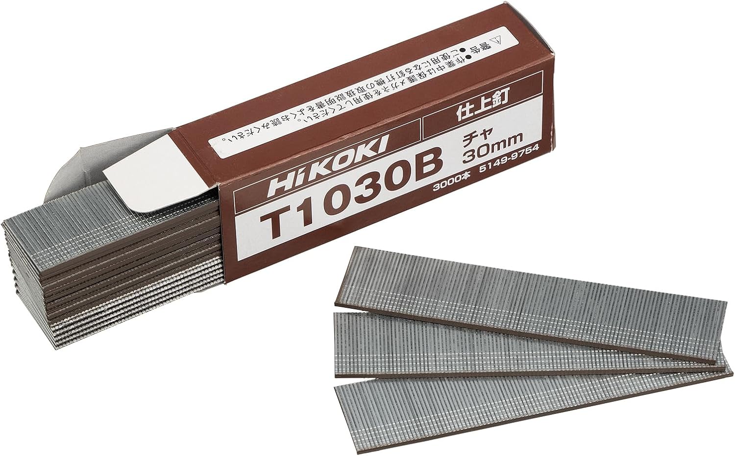 HiKOKI T1030B Color Nails, For Finishing Nails, High Pressure Finish Nails, Brown, 3000 Pieces