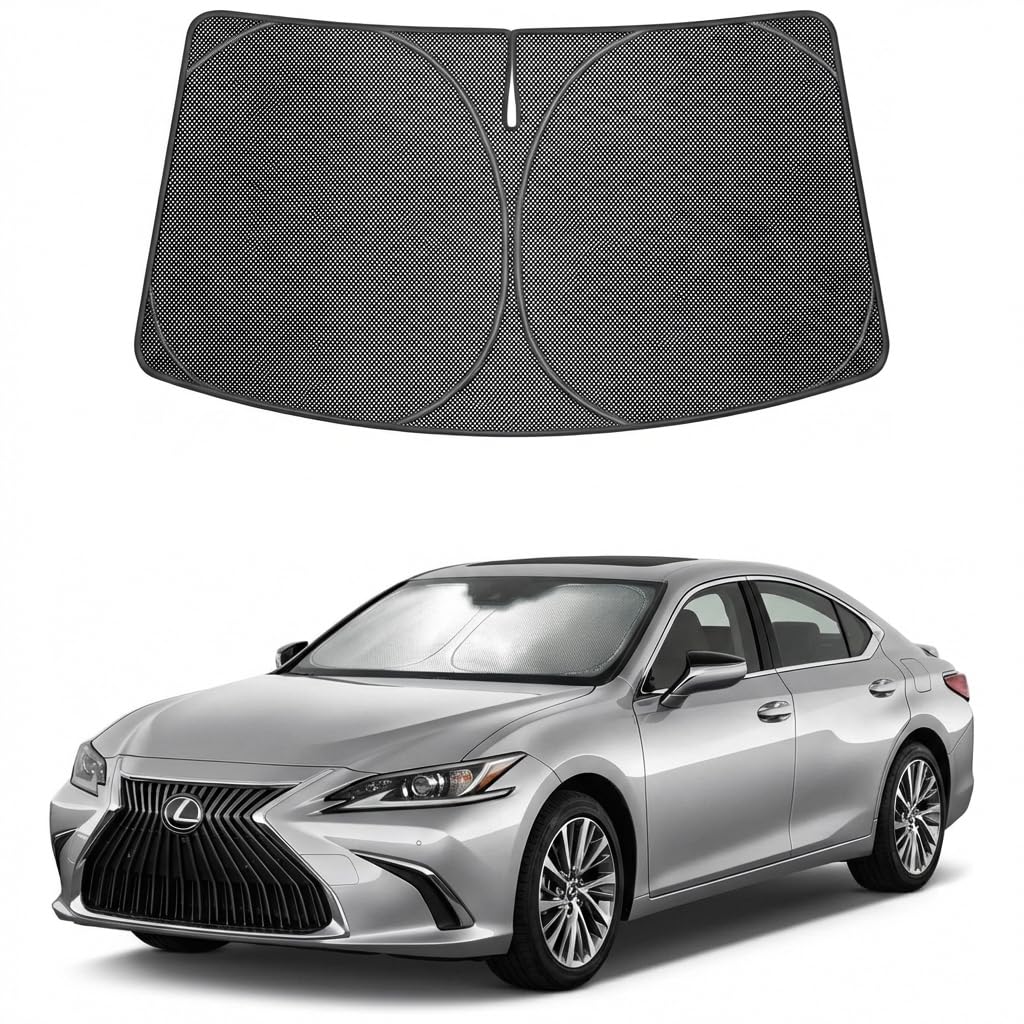 Proadsy Custom Fit 2019-2025 Lexus ES Windshield Sun Shade, Blocks Heat