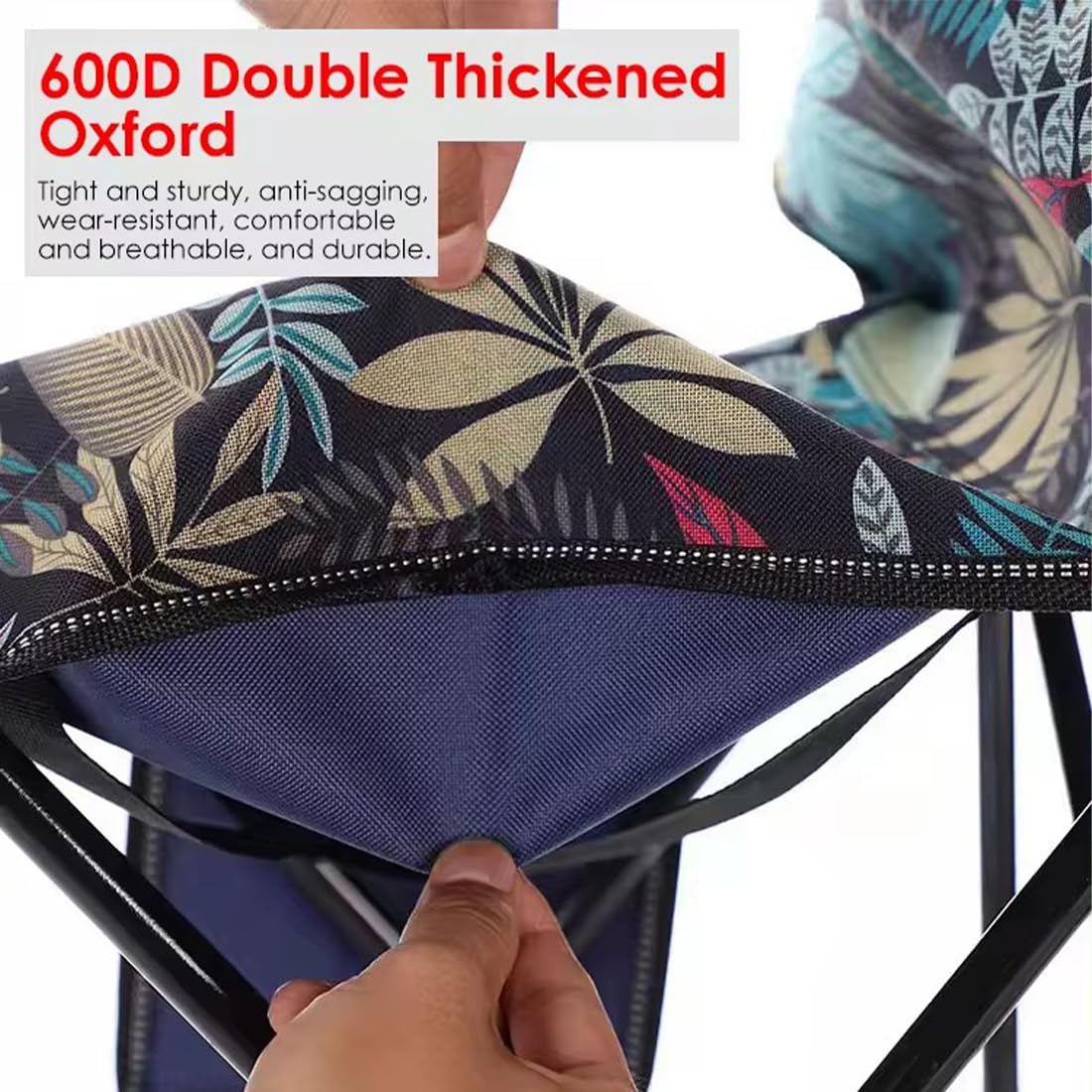 Ultralight Folding Camping Chair, Outdoor Backpacking Chair for Fishing Hiking, Picnic, Camping, Travel, Beach, Fishing, Lawn - Image 4