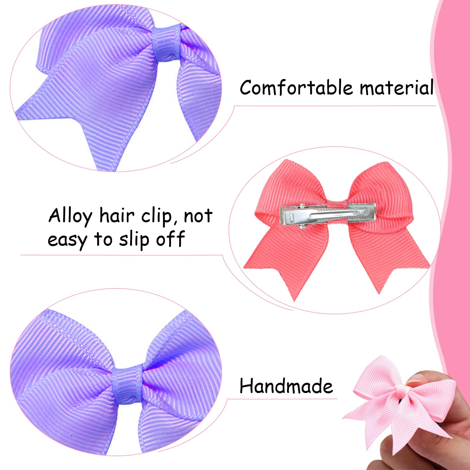 45 Piezas Pinzas Pelo Mujer, Pinzas de Cocodrilo Horquillas Pelo Mujer, Coloridas Lazos Pelos Niña, Bonita Shorquillas Pelos Niña A la Moda Hair Clips, Versátiles Lazos Peloes Bebe para Bebés