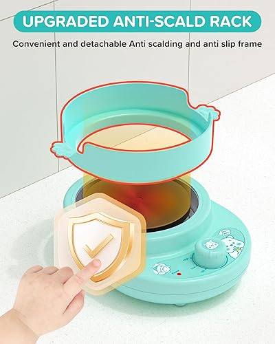 Miniatura 4 de Juegos de cocina para niños, juego de cocina real con juego de cuchillos para niños para hacer alimentos reales, juego de cocina Montessori para