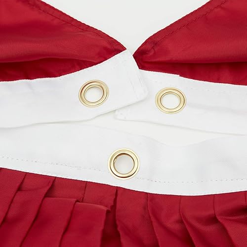 Miniatura 4 de SUNYAO Banderines de la bandera estadounidense de Estados Unidos, 2 x 4 pies, bandera de abanico plisada de Estados Unidos, ojales de latón de