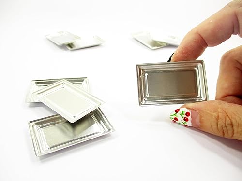 Accesorios en miniatura para casa de muñecas, 4 bandejas pequeñas de hojalata #L Suministro para panadería Dijes Deco - 8177